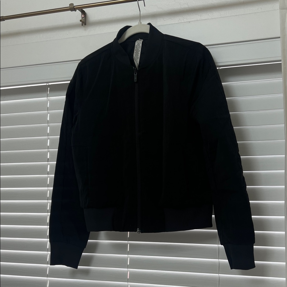 Lululemon Black Bomber Jacket